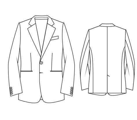 Printable Suit Jacket Pattern